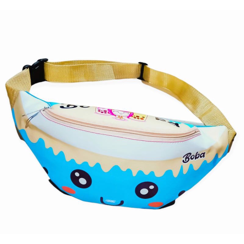 Waistbag anak Karakter/Tas Selempang Anak Boba/Tas Pinggang Murah Bagus/Tas Selempang Anak Cewek/Tas Pinggang Anak Perempuan/Tas Slempang Anak Perempuan/Waist bag Anak Cewek.