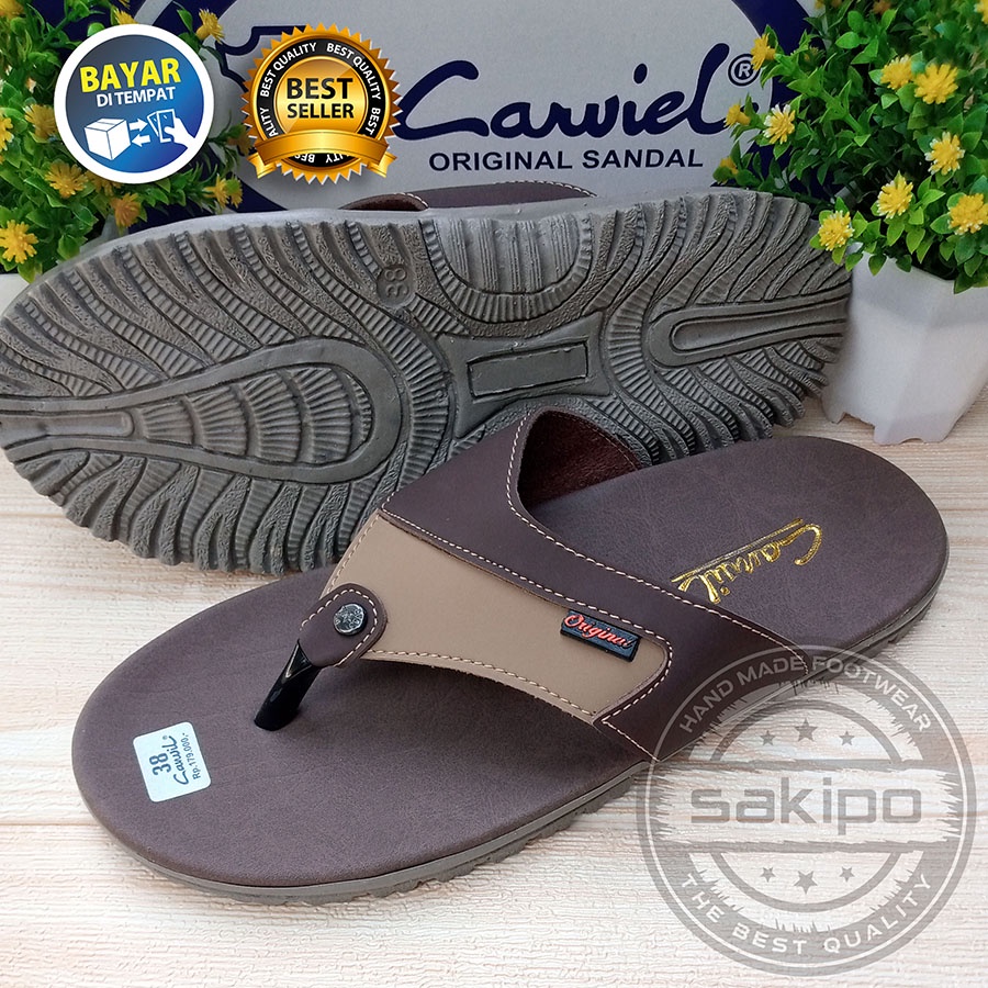 PROMO 9.9 SUPER SHOPPING DAY !! SANDAL PRIA DEWASA REMAJA JAPIT HITAM CANVIL MODIS TERBARU / SAKIPO