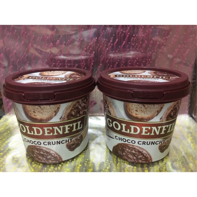 Murah PAKET 2 PCS GOLDENFIL Selai Coklat Crunchy Chocolate CHOCO CRUNCH Kemasan 1 Kg