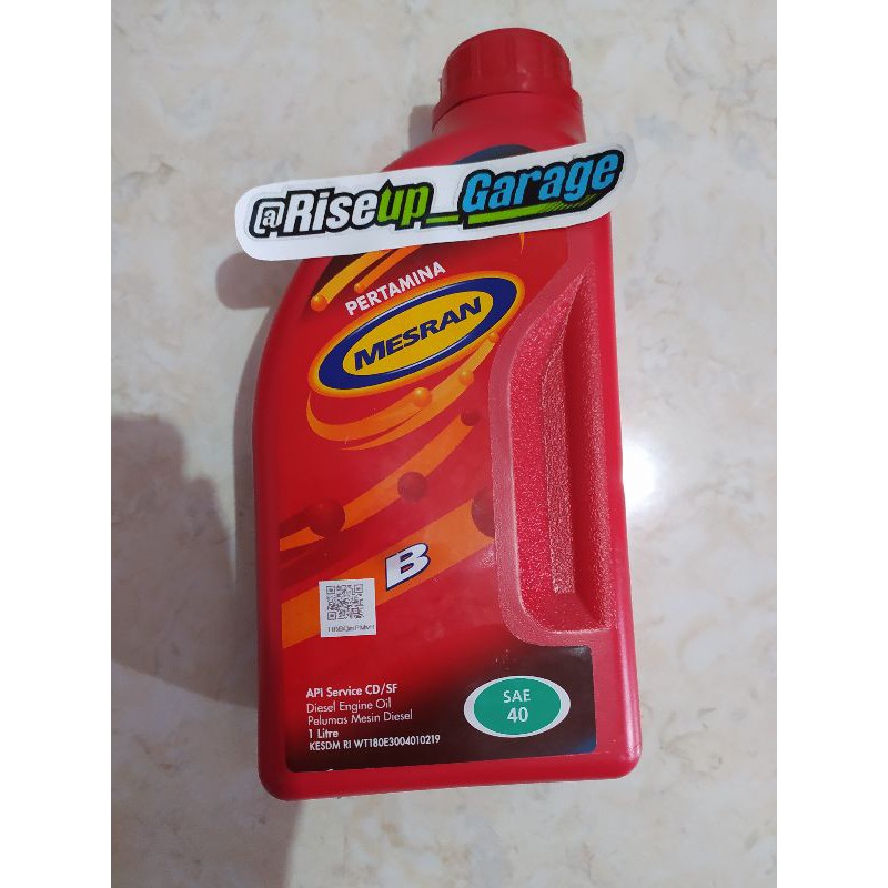 oil oli Mesran B oli mesin diesel cocok buat oli mesin F1zr fizr F1z fiz