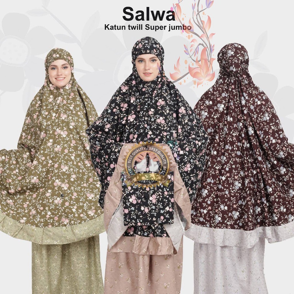 MUKENA SALWA SUPER JUMBO BY RHAYANH