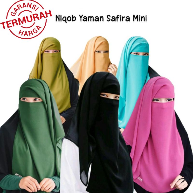 Niqab Cadar Yaman Mesir Elma Niqob Yaman Safira Mini