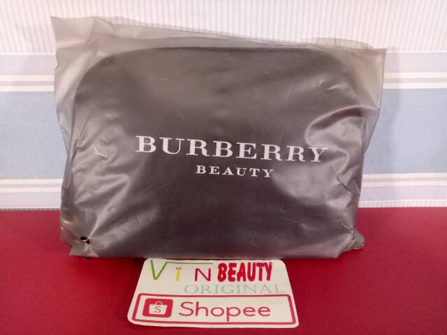 Pouch / Dompet Kosmetik By Brand Burberry Beauty Black