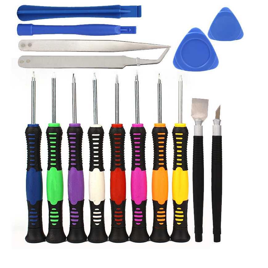 POWER Obeng Set 16 in 1 Reparasi Kembang Torx Smartphone Handphone XBOX PS5 PC KOMPUTER Elektronik P