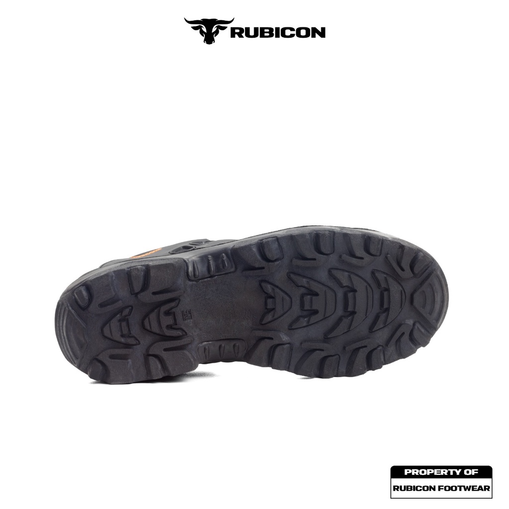 RUBICON SWAT LOW BROWN SEPATU BOOTS PRIA SAFETY UJUNG BESI TRACKING PROYEK KERJA KANTORAN