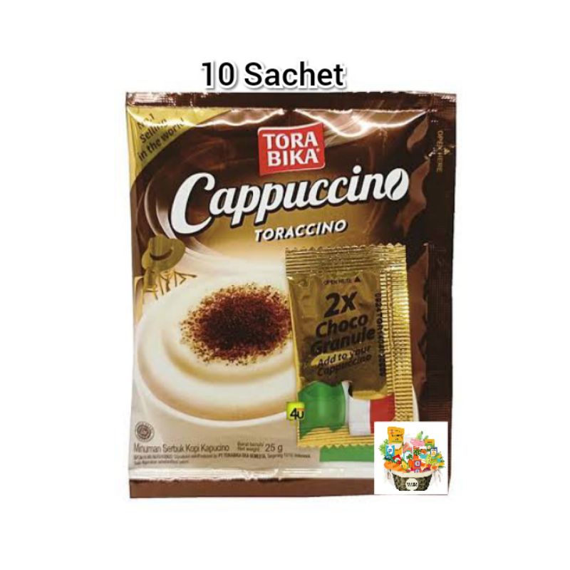 

Torabika Cappuccino Toraccino 1 Renceng isi 10 Sachet