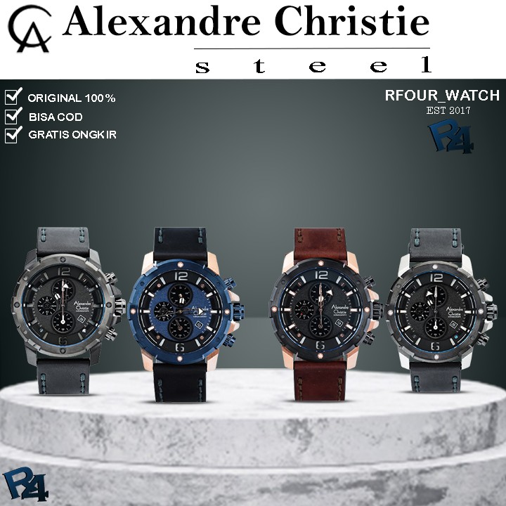 ALEXANDRE CHRISTIE PRIA ORIGINAL JAM ALEXANDER CHRISTIE PRIA JAM TANGAN ALEXANDER CRISTIE PRIA 6410