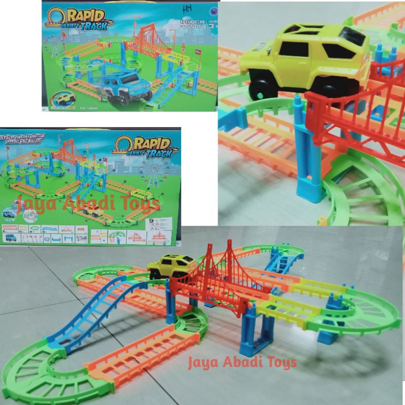 MAINAN ANAK MURAH !! MOBIL TRACK RAPID TRANSIT FREE BATTERAY