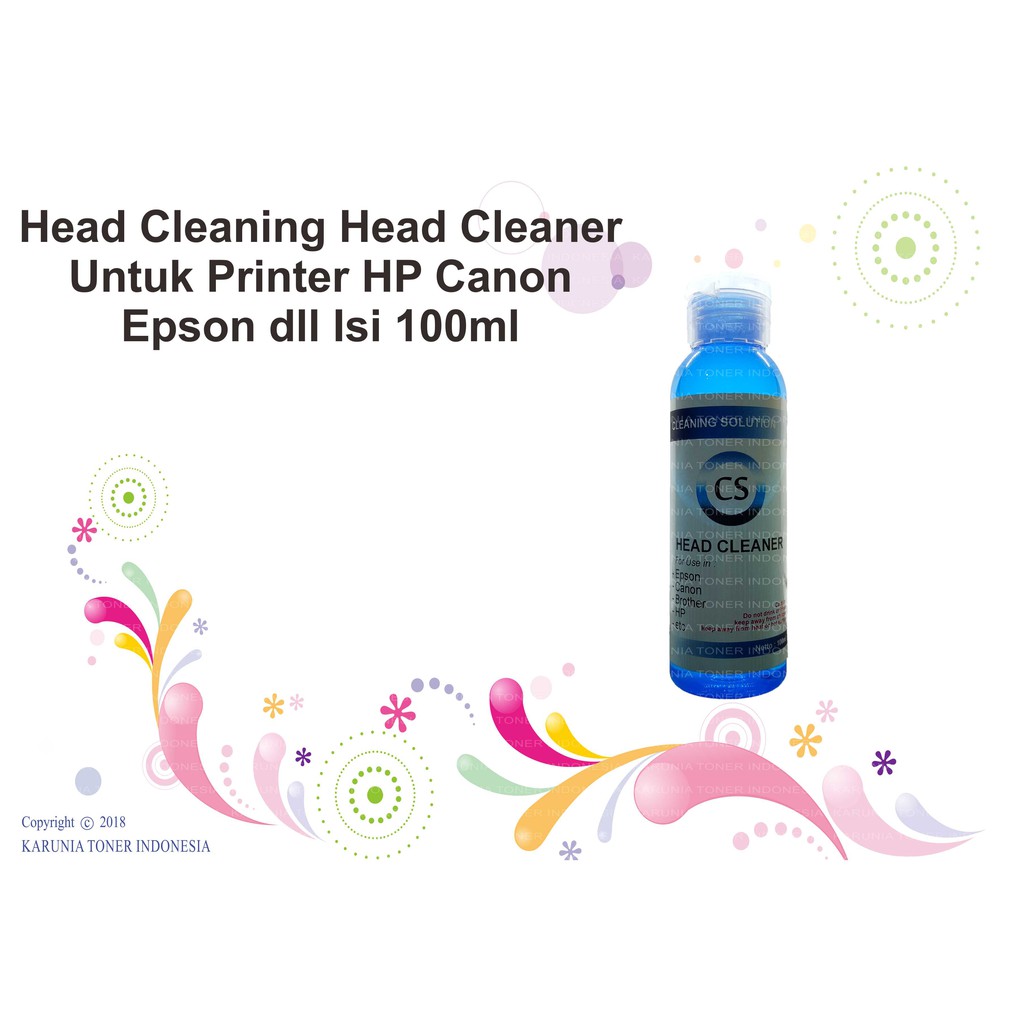 Head Cleaning Head Cleaner Untuk Printer HP Canon Epson dll Isi 100ml