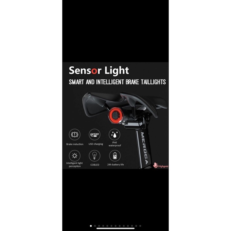 lampu belakang sepeda meroca smart