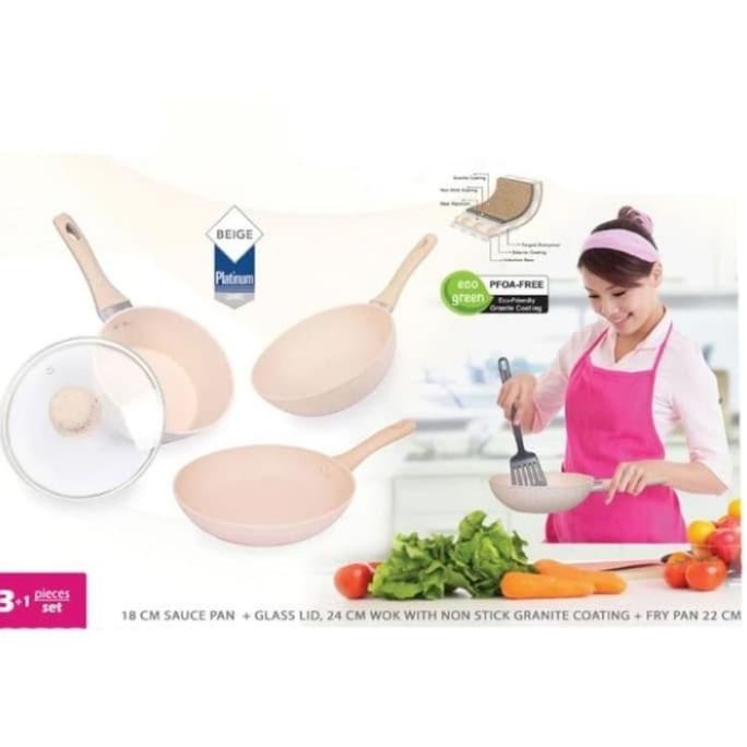 Bolde Super Pan Granite Series 3+1 Set Pieces Beige