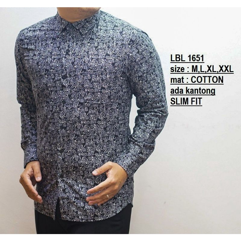 READY SIZE XXL | BATIK PRIA | BATIK COWOK || BATIK SLIMFIT | KEMEJA SLIMFIT | BATIK ORIGINAL