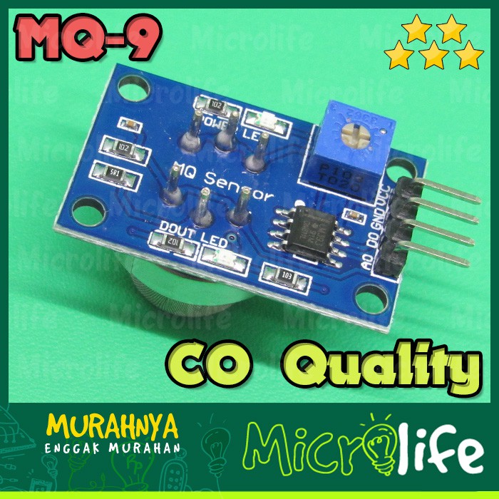 MQ-9 CARBON MONOXIDE COMBUSTIBLE GAS SENSOR MODULE