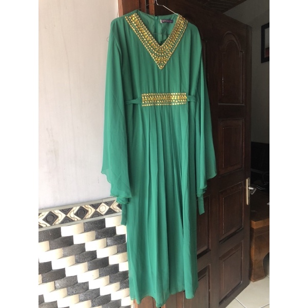 Preloved kaftan arab pemakaian sendiri
