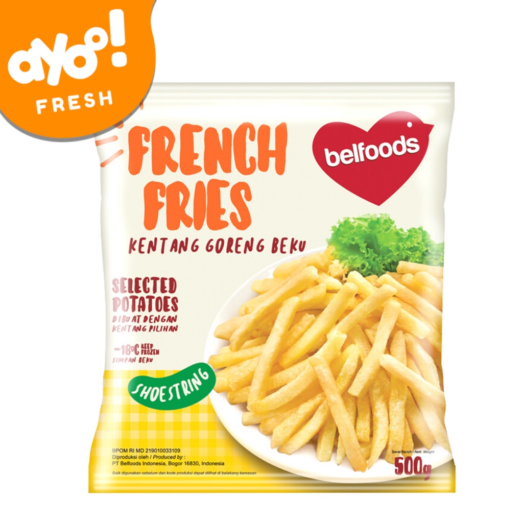 

Belfoods Favorite Kentang Goreng Shoestring 500 g Pack