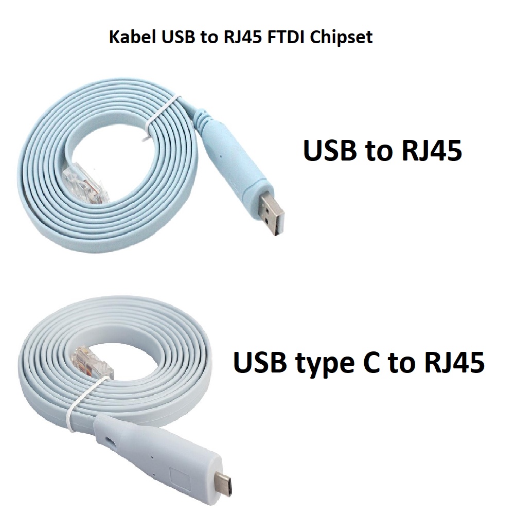 Kabel Console USB to LAN RJ45 Ethernet USB C to LAN