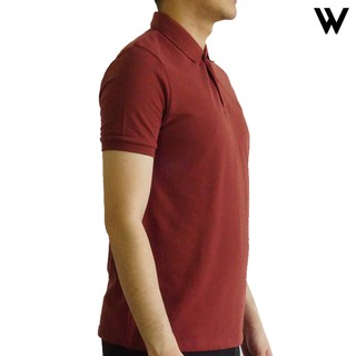  Walrus  Kaos  Polo  Basic Polos  Maroon Anggur Tua T1021530 