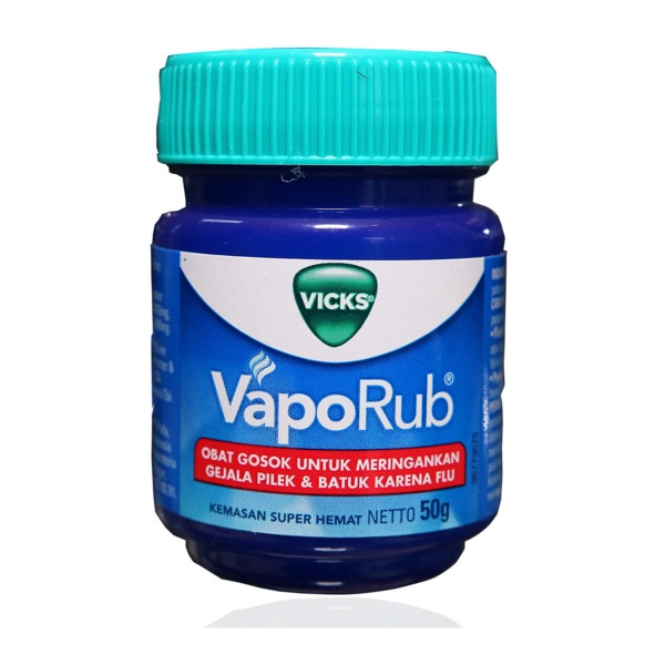 VICKS VAPORUB 50 GRAM MERINGANKAN GEJALA FLU HIDUNG TERSUMBAT