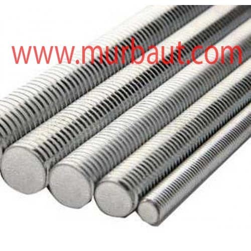 Asdrat Besi M20 Baut Stud Bolt Galvanis 20mm Full As drat Putih