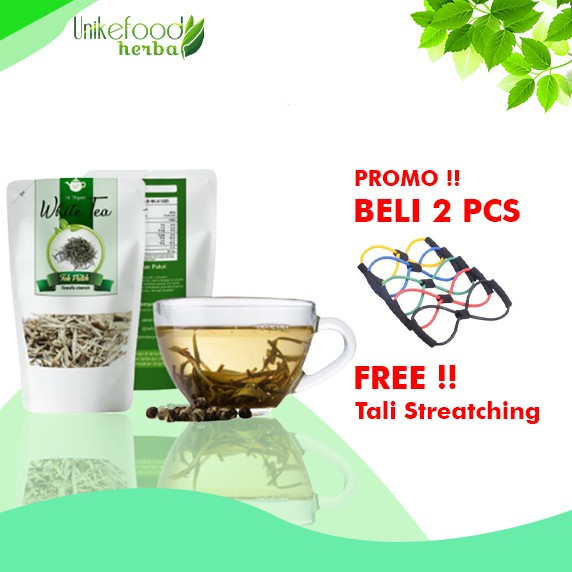 

ORIGINAL MURAH White Tea, Teh Putih Alami, Detoxifikasi, 100% HALAL. Menyegarkan