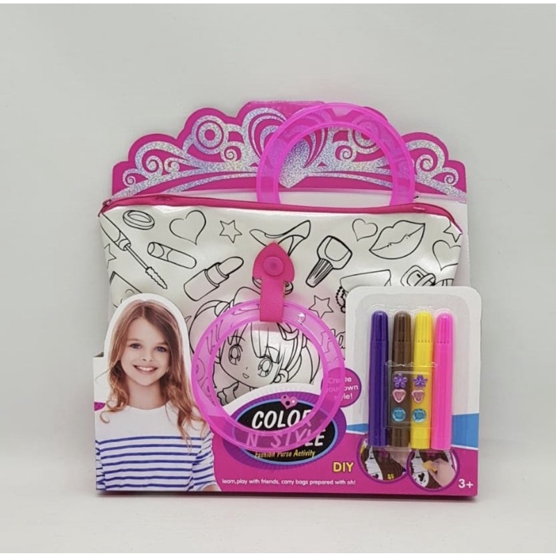 

Painting color bag/ mewarnai tas