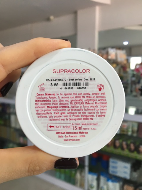 Kryolan Supracolor 15ml Kode 3W