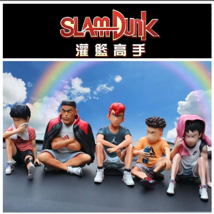 Action Figure Shohoku Hanamichi Sakuragi Rukawa Mitsui Akagi Slam Dunk