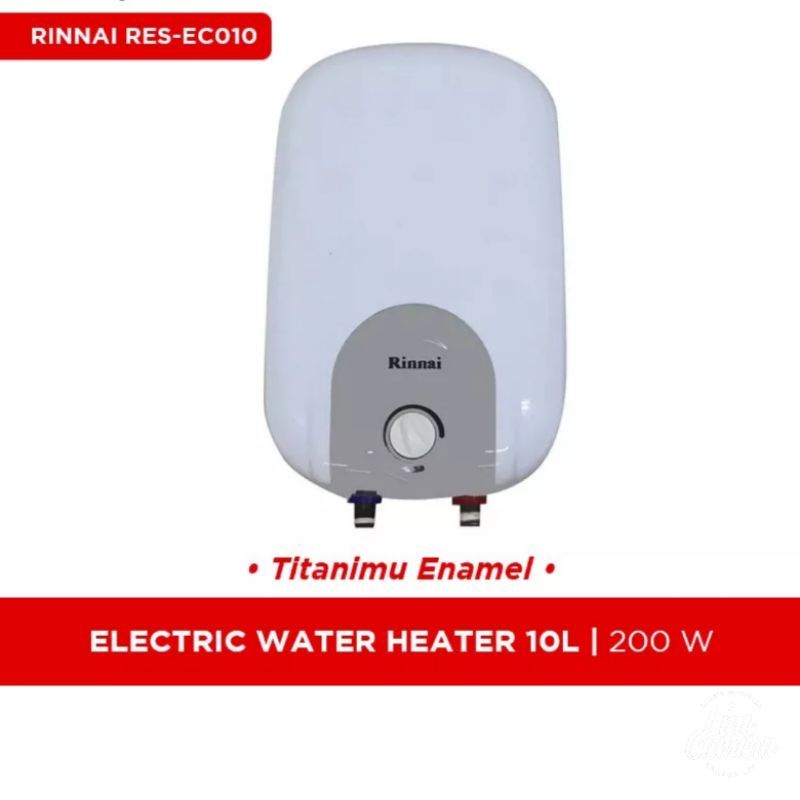 water heater Rinnai RES-EC010 / pemanas air mandi 10 liter / electric water heater rinnai