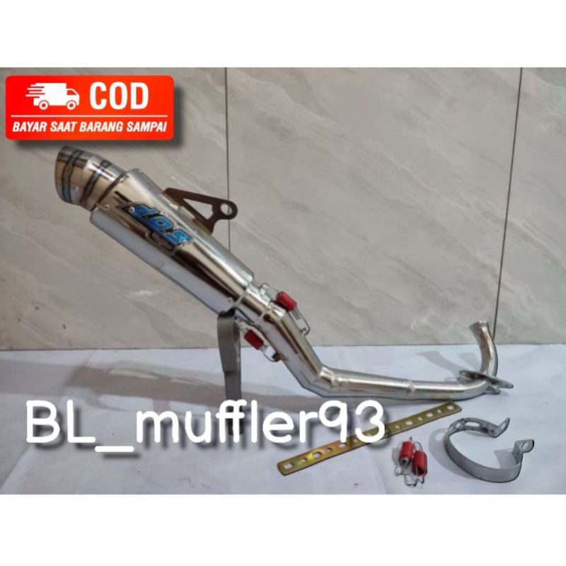 KNALPOT RACING DOS MUFFLER BEAT SERIES KARBU FI STREET