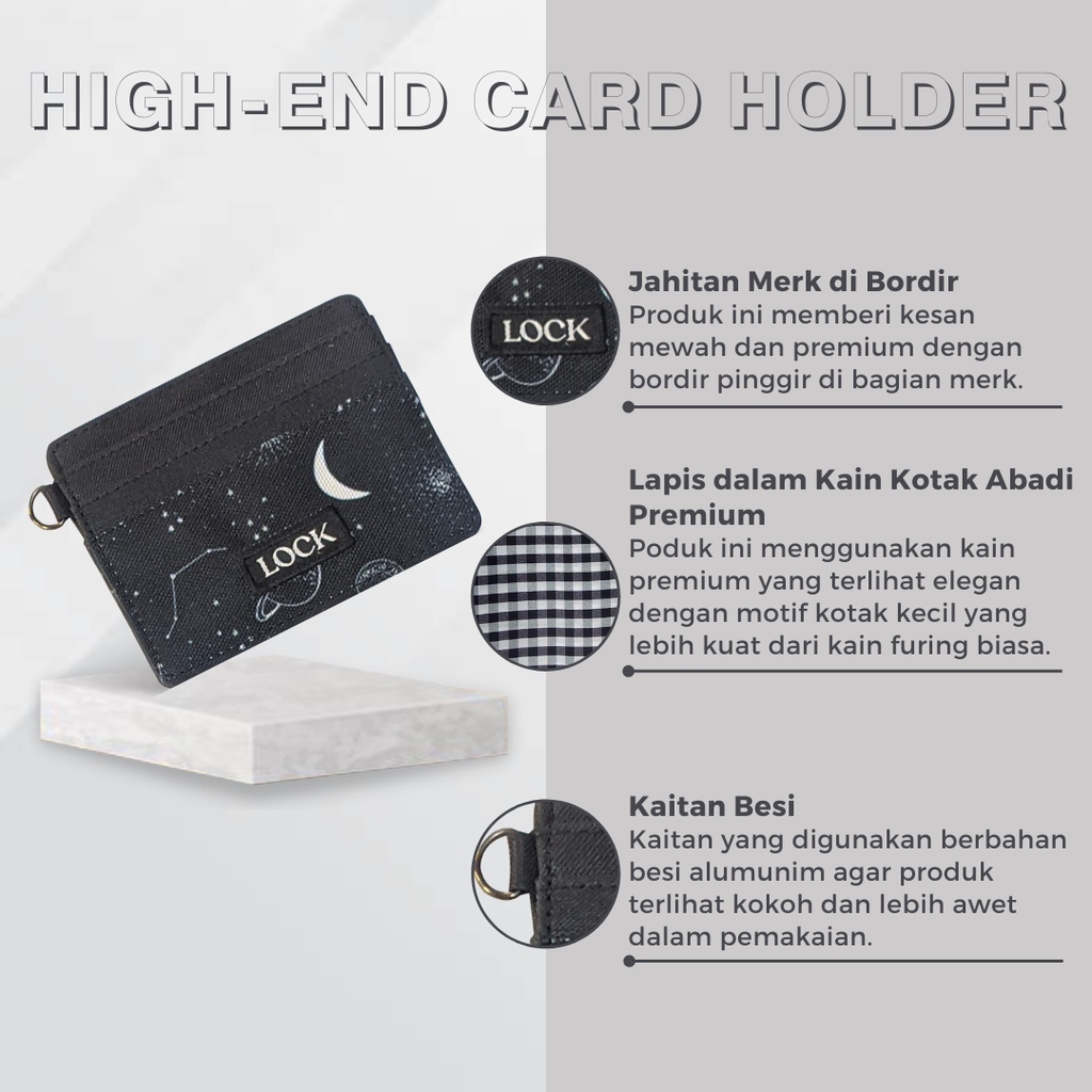 Dompet Mini Tempat Kartu ATM Smart Slim Wallet Credit Card Holder LS021