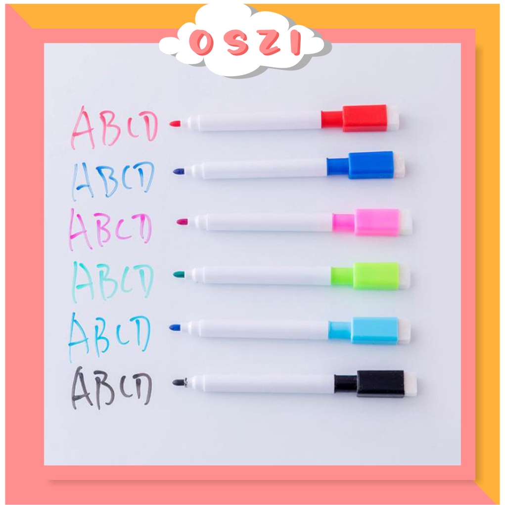 

❄ OSZI ❄ SPIDOL WARNA WARNI + PENGHAPUS TERMURAH / SPIDOL WIPE CLEAN BS S001