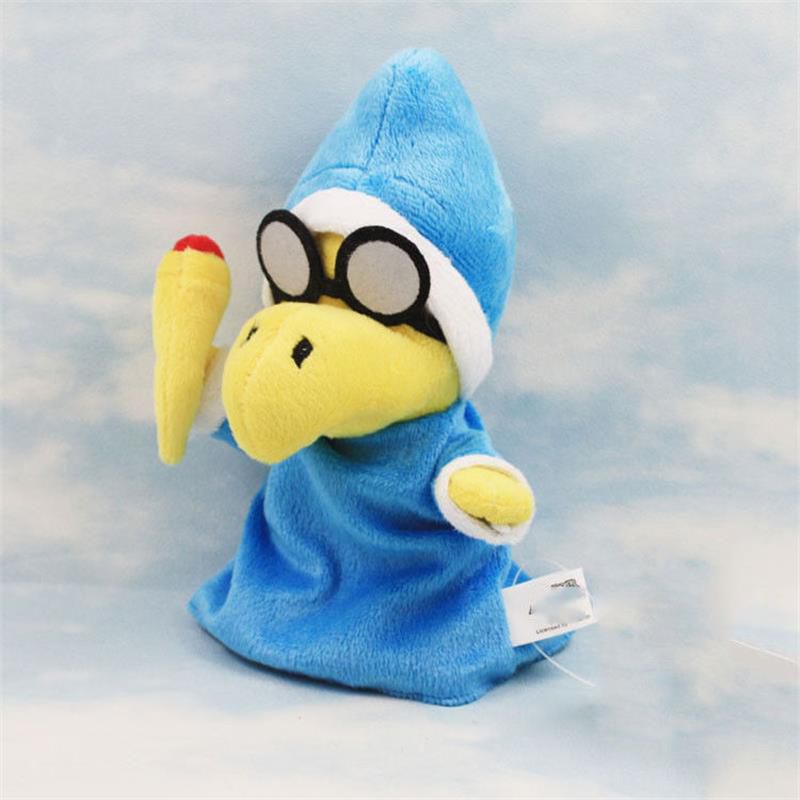 18cm New Super Mario Magikoopa Kamek Plush 7&quot; Stuffed Animal Magic Figure Soft Toy