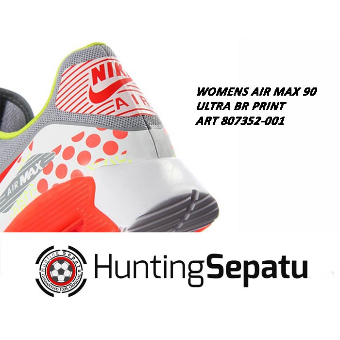 Sepatu Running Lari Womens Nike Air Max 90 Ultra BR Print 807352 001 Sepatu Running Lari Womens Nike Air Max 90 Ultra BR Print 807352 001