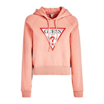 Outerwear Wanita Guess Ladies - LS GUESS CLASSIC TRI OG HOODIE - NW90