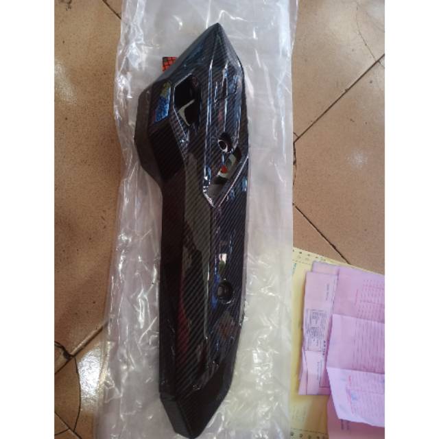 Cover knalpot vario 150/125 led,nmax old,vario 125 old,vario 150 2018 karbon