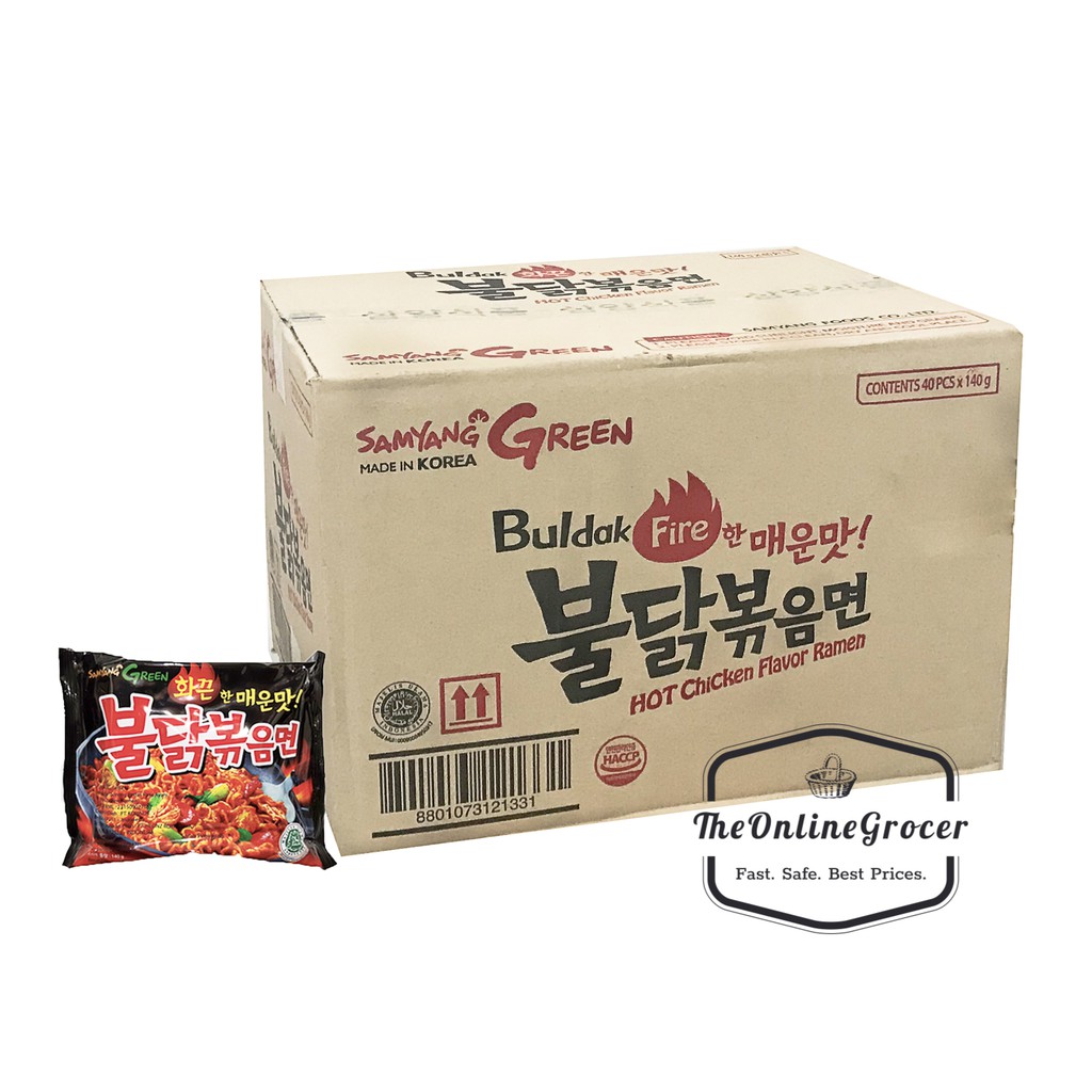 Samyang Green Halal Original GROSIR per karton isi 40pcs