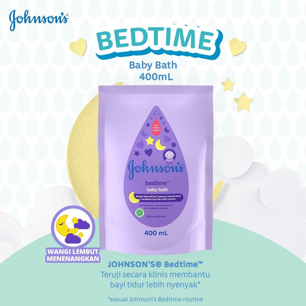 Johnson's Baby Bath Refill Bedtime 400 ml//Sabun Mandi Anak Bayi