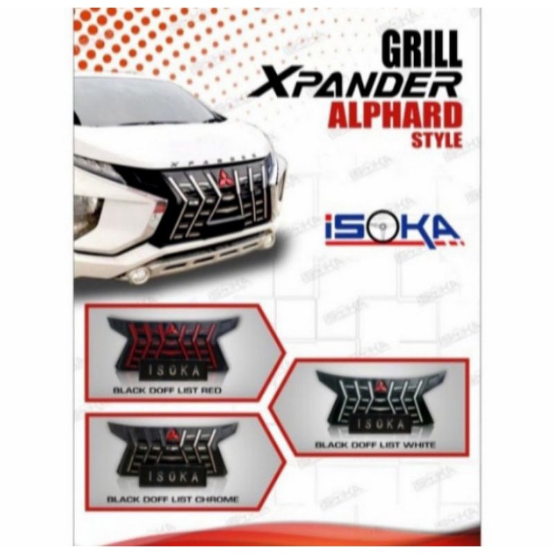 grill xpander model alphard style