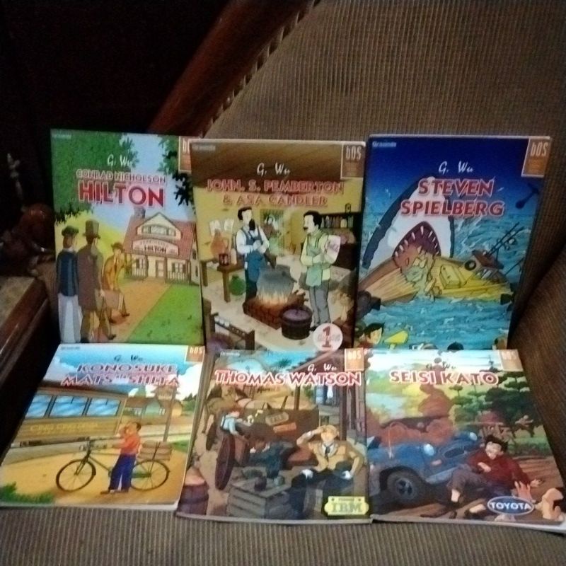 KOMIK BOS BIOGRAFI ORANG SUKSES - G.WU