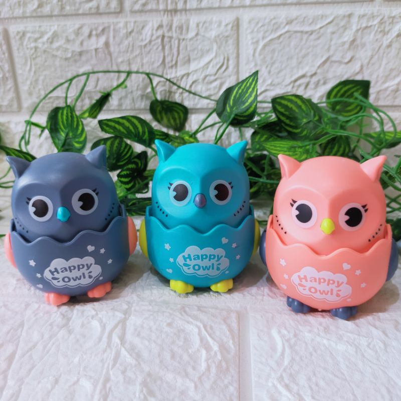 Owl Toys Mainan Pencet Jalan Mengasah Motorik Anak Balita Bayi Tanpa Batrai