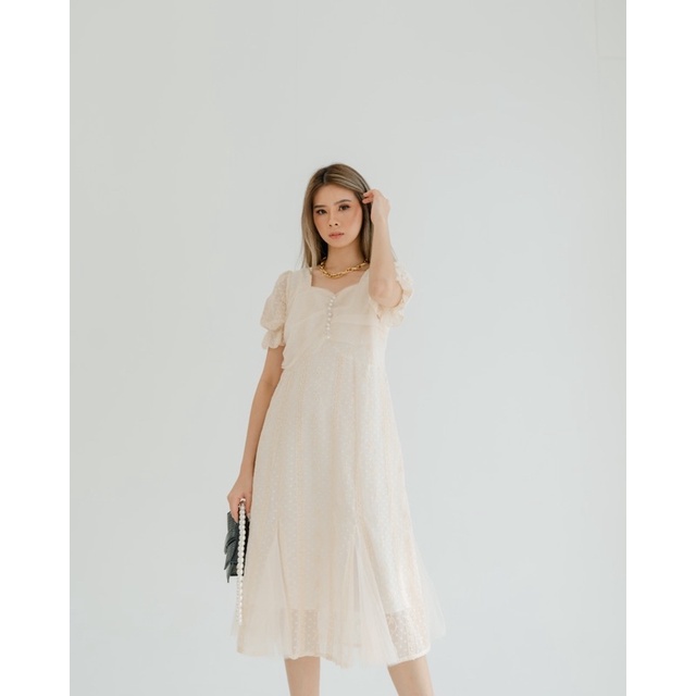 [ LittleBigCloth ] Crystal Midi Dress // Korean Dress Bigsize Dress Midi Dress