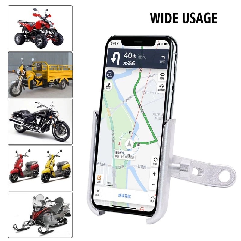 Holder hp SPION tempat penahan pegangan handpone di motor original aman phone stand holder NB11