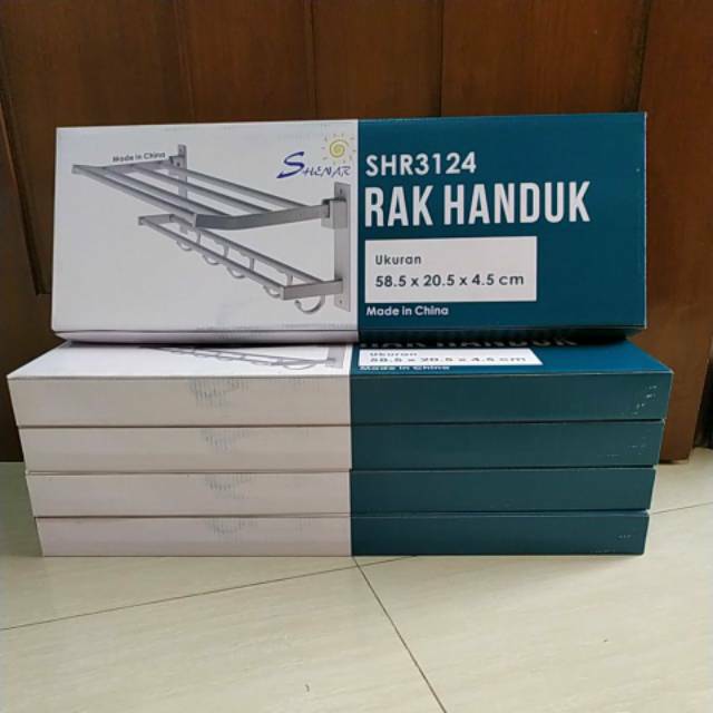  Rak  Handuk  Kamar  Mandi  SHENAR Kemasan Baru Shopee 