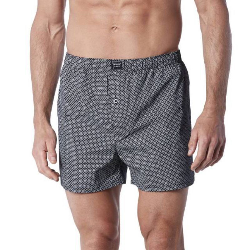 RENOMA Mens Underwear Cotton Woven Boxer Original / Korean Brand / Boxer Pria ( 3 Pcs ) Boleh di Mix