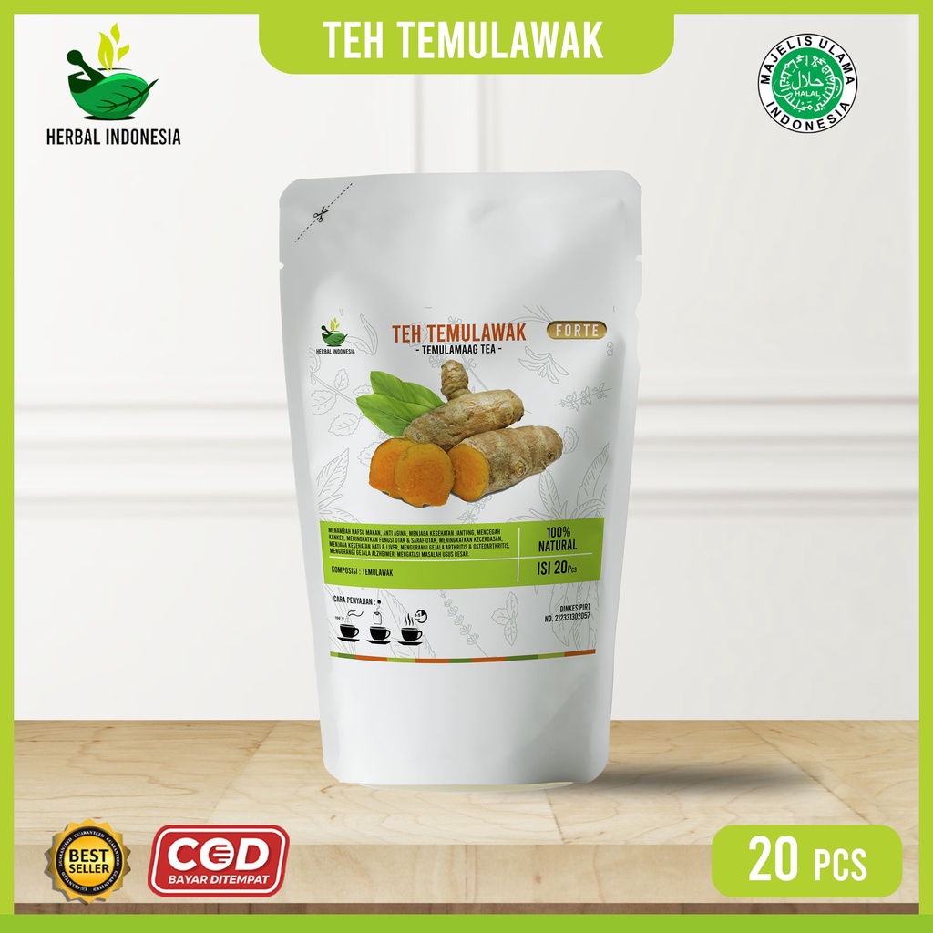 

AMPUH & TERPERCAYA OBATI SEMBELIT KAMBUHAN Teh Herbal Celup Temulawak Penambah Nafsu Makan Detox Tubuh Menurunkan Kolesterol Atasi Jerawat Nyeri Haid