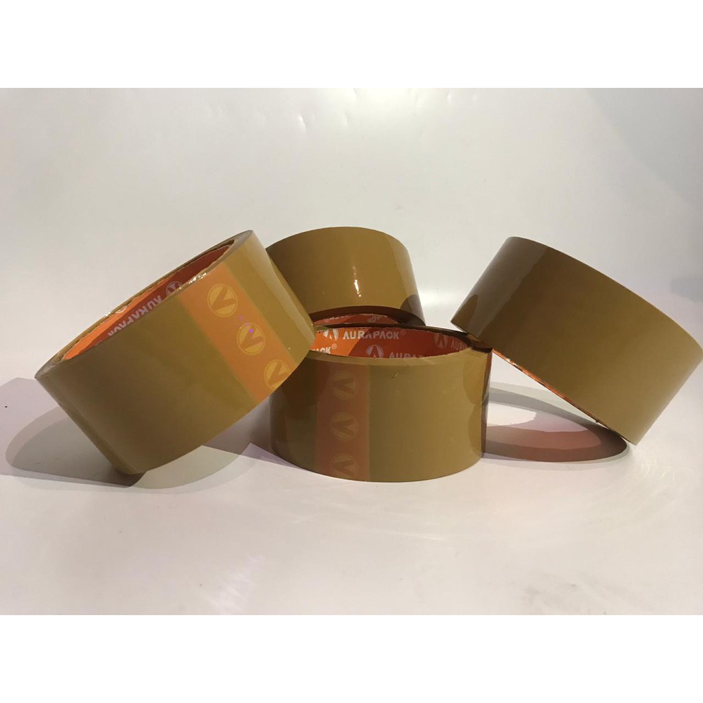 

Lakban Coklat merek Aurapack Selotip Coklat 45 mm x 50 meter