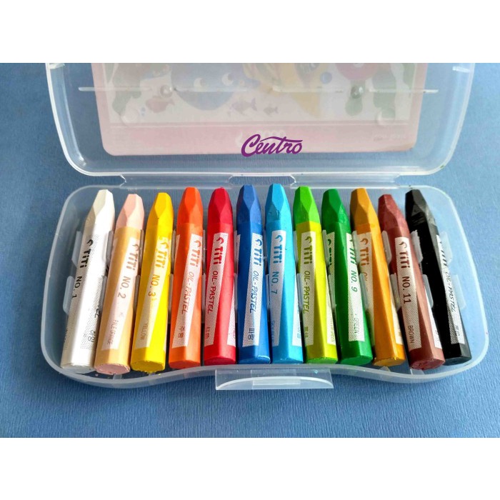 

PASTEL-DRY-OIL- CRAYON TITI OIL PASTEL 12 COLOURS KRAYON MINYAK 12 WARNA -OIL-DRY-PASTEL.