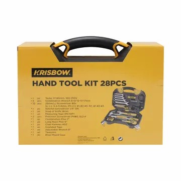 Set Kunci Pas Ring Bengkel Krisbow 28 Pcs Perkakas Mekanik dgn Kotak