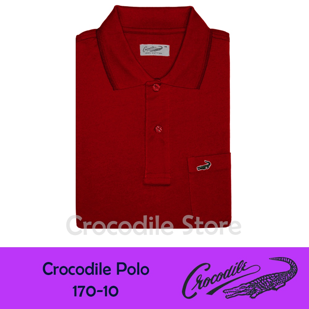 Kaos Kerah Polo Polos Pria Crocodile Warna Cerah