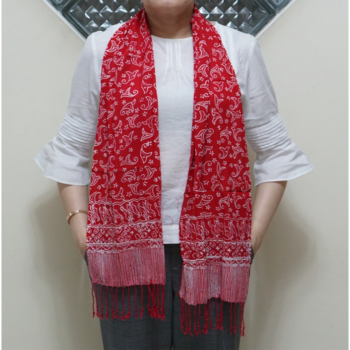 Scarf Batik Katun Paris Halus